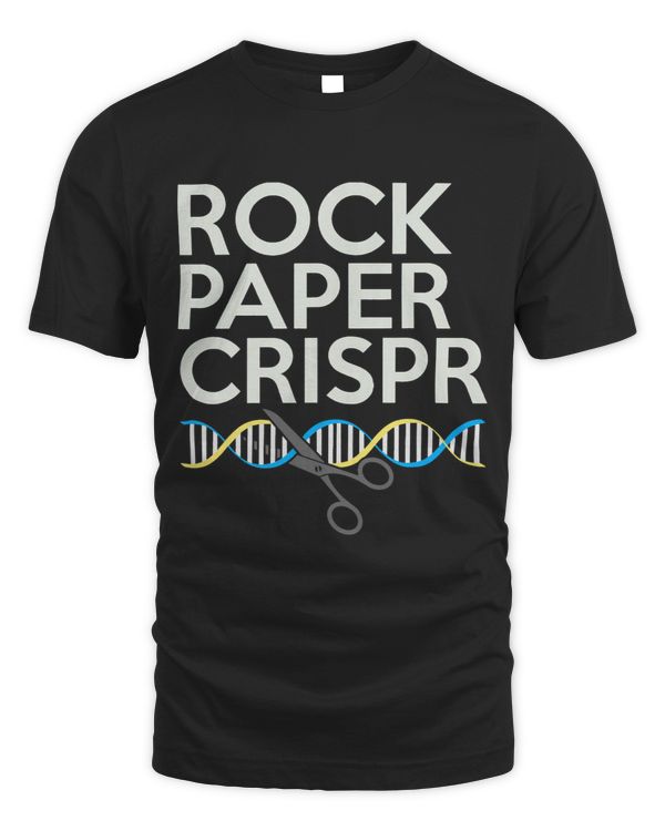 Rock Paper Crispr Funny Scientist Biologist Quote Gift
