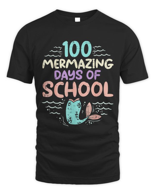 100 Mermazing Days Of School Mermaid 100th Day Girls Gift