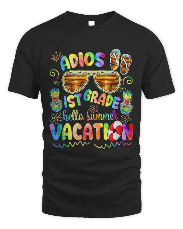 Adios 1st Grade Hello Summer Vacation Spanish Last Day