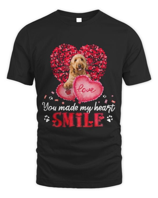 You Make My Heart Smile Goldendoodle With Heart