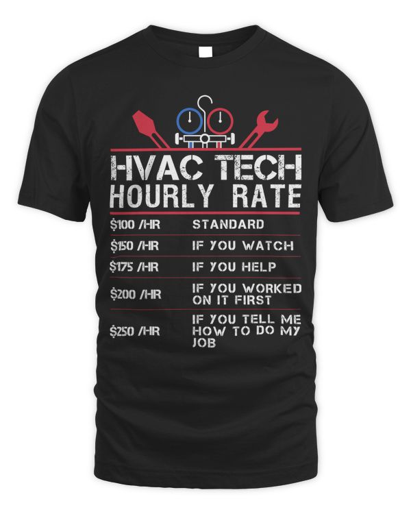 HVAC Technician Funny Hourly Rate