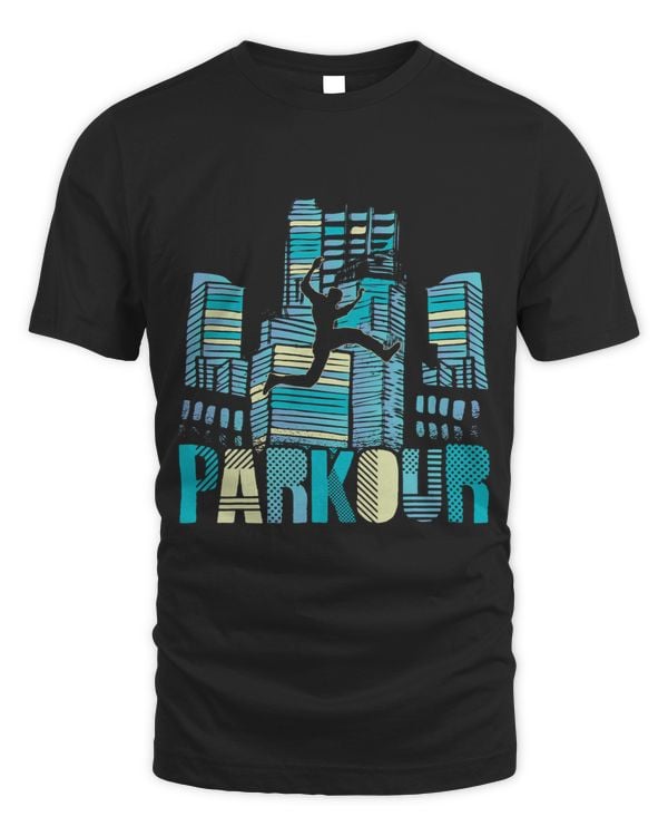Night City Light Parkour Retro Freerunning Lover Novelty