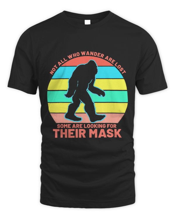 Not All Wander Lost Warm Funny Womens Mens Their Mask