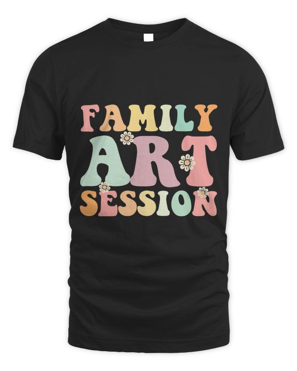 Family Art Session Drawing With Colors Art Paint 4