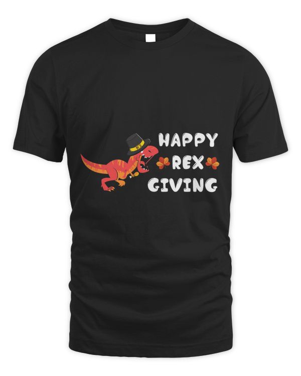 Happy Rex Giving Tyrannosaurus Rex Thanksgiving Season