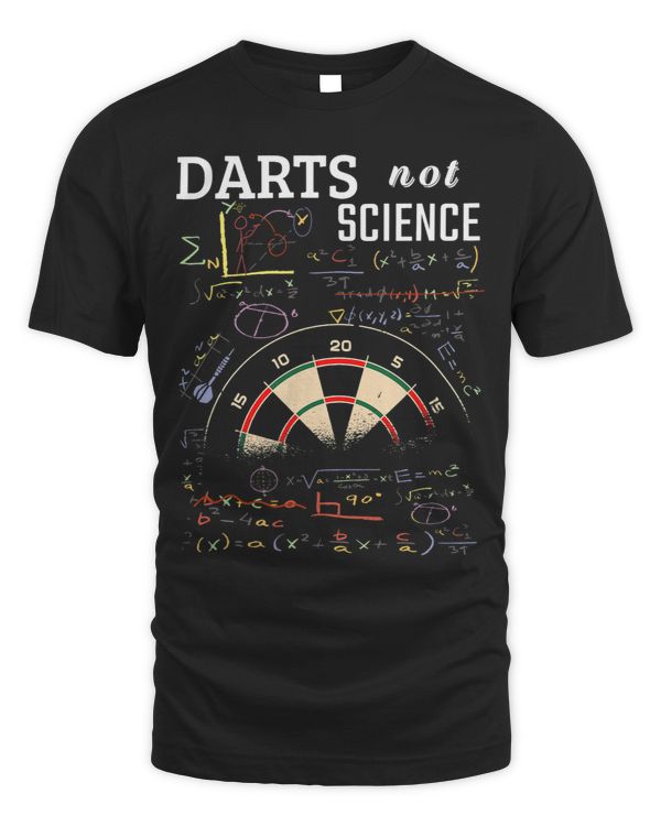 Funny Darts not Science Math Vintage Dartboard