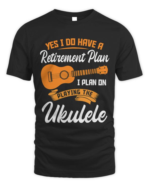 Funny Retirement Ukulele Player Guitar