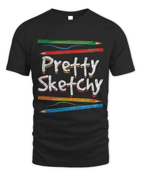 Funny Sketching Art Drawing Pretty Sketchy Artist