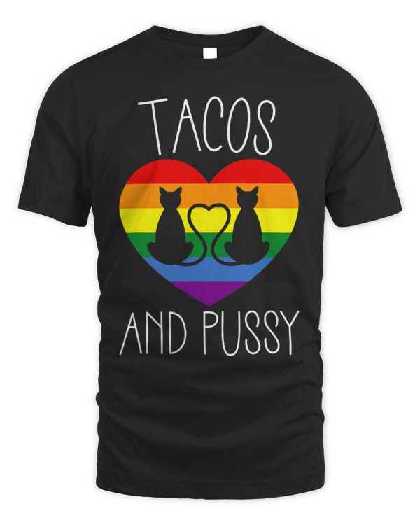 Lesbian Pride Gay Pride Stuff Cats And Tacos Lover Queer