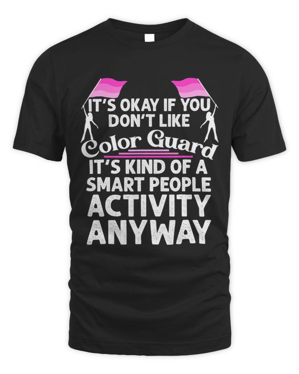Funny Color Guard Design For Women Girls Spinning Flag Rifle