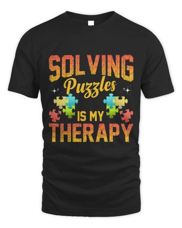 Love Solving Puzzles Is My Therapy Jigsaw Puzzle Lover