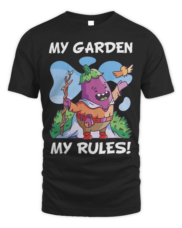 Mein Garten Meine Rules Aubergine Parody Garten