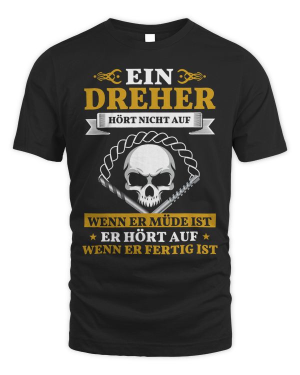 Mens Machining mechanic turner industrial mechanics saying