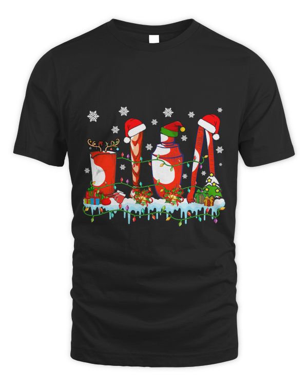 Bartender Barman Xmas Lights Three Reindeer Santa Elf Bartender Tools Lover