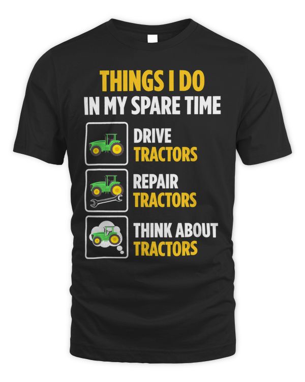Farmer Spare Time Repairs Tractors Think Tractors