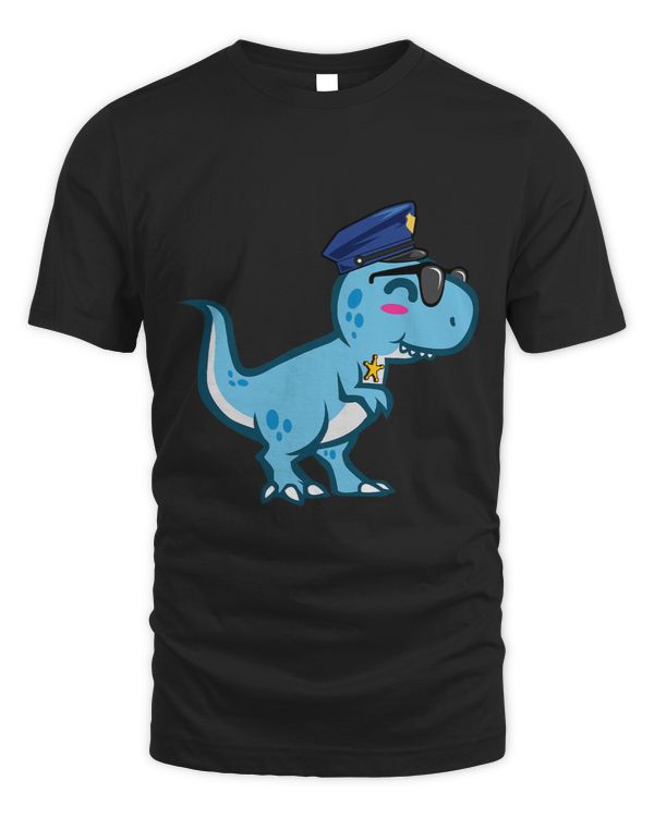 Police Officer Cop Law Enforcement TRex Dinosaur