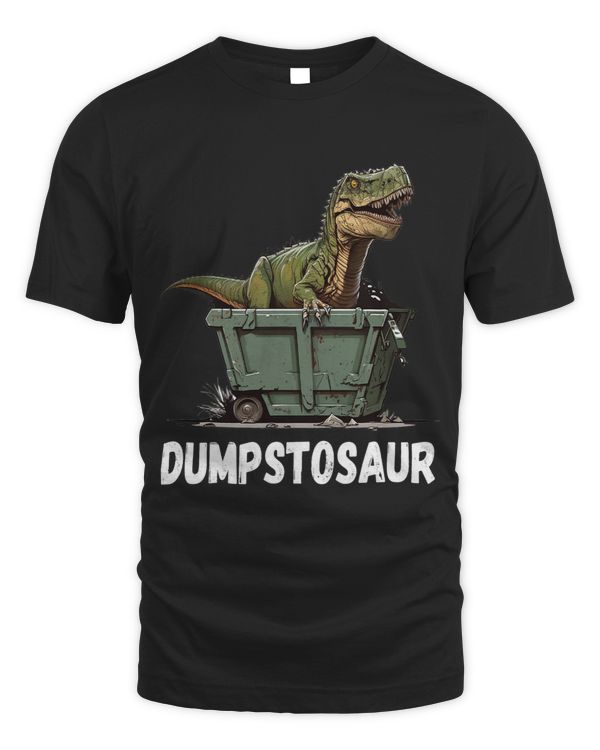 Dumpster Diving Dino TRex Garbage Picker Garbage Diving