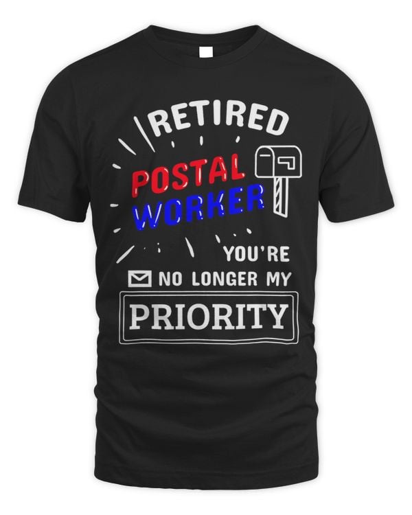 Retired Post Office Postal Worker Retirement Postman T-Shirt T-Shirt