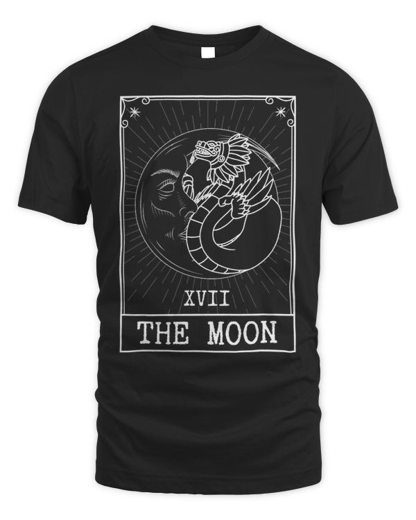 Quetzalcoatl Aztec Feathered Serpent Tarot Card The Moon
