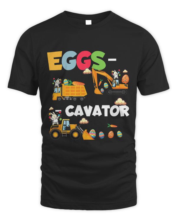 Construction Excavator Egg Hunt for Boys Toddlers Easter Day