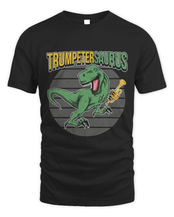 Cool Trumpet Player Saying TRex Trumpeter Dinosaur
