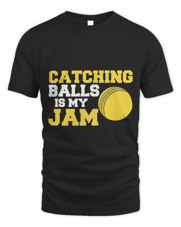 Yellow Dodgeball Catching Balls Is My Jam Classic Vintage