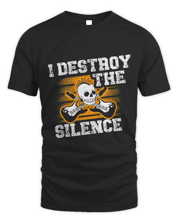 I Destroy The Silence Electric Guitar Musician Guitarist