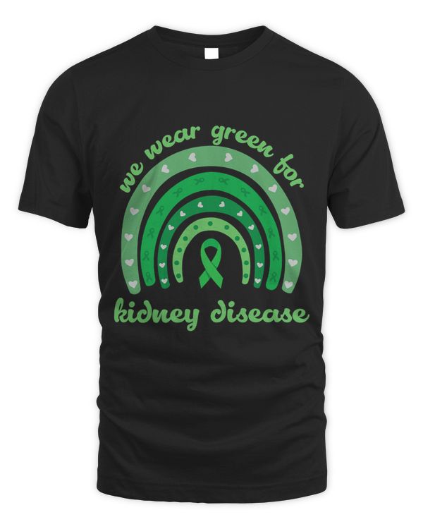 Organ Donation Awareness We Wear Green Kidney Donor CKD 1