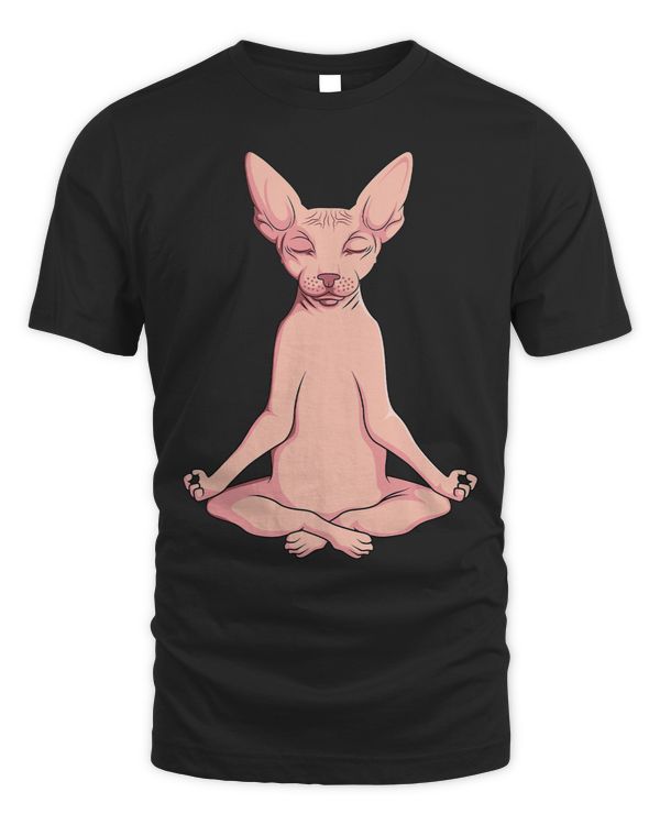 Sphynx Cat Yoga Meditation Breeder Hairless Pet Lover
