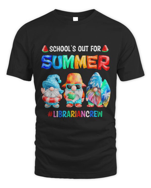 Librarian Job Schools Out For Summer Librarian Crew Gnomes Summer