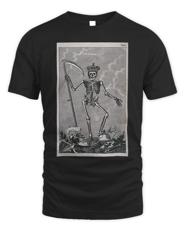 Death Tarot Card Scythe Skull Skeleton