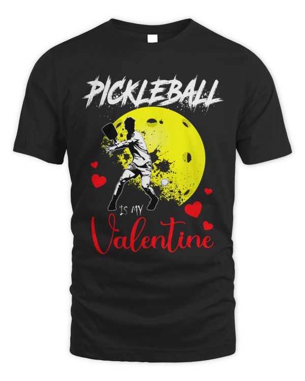 Pickleball Is My Valentine Pickleball Heart Valentines Day