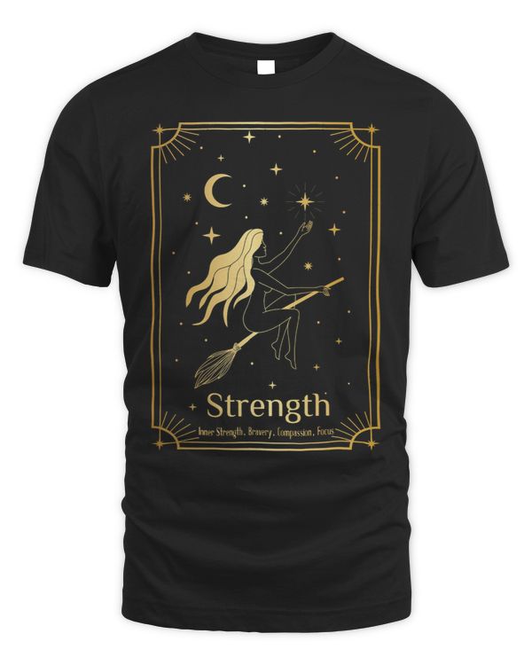 Strength tarot shirt tarot card occult spiritual reader
