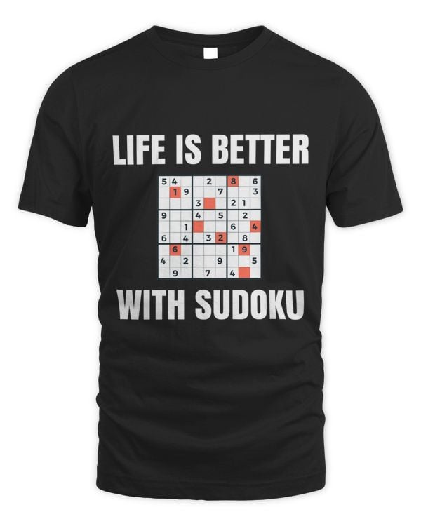 Sudoku Tshirt for a Sudoku Player Sudoku Fan Logic Puzzle