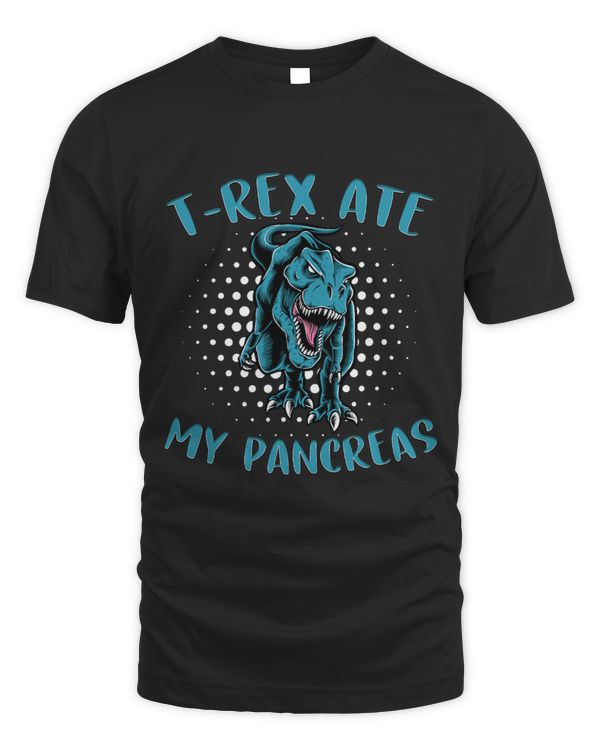 Funny T Rex Ate My Pancreas Diabetes Warrior Diabetic