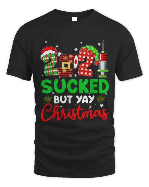 Sucked But Yay Christmas Vaccine Xmas Chest Nuts Funny 9