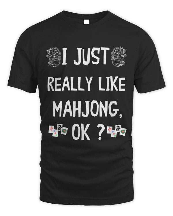 I Just Really Like Mahjong Tiles Game Set Ma Jiang Mah Jongg