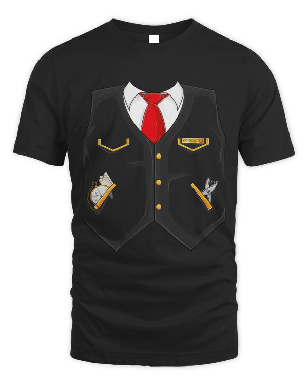 Halloween Train conductor costume for kids adults men women