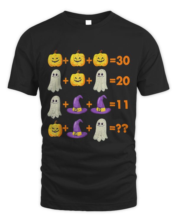 Math Equation Pumpkin Ghost Witch Bat Halloween Teacher