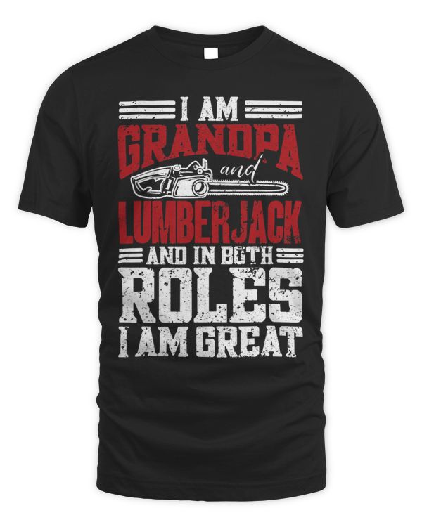 Mens Lumberjack Grandpa Woodworking Woodcutter Lumberjack