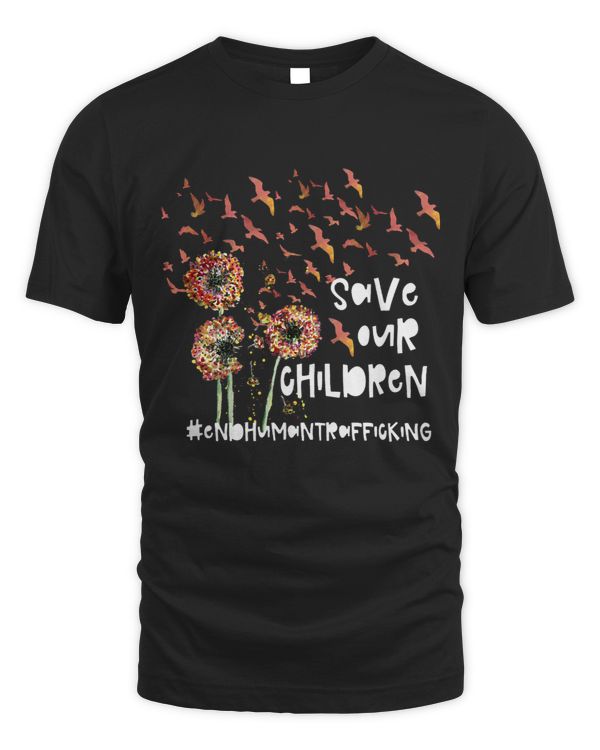 Save our children End Human Trafficking Dandelion Flower