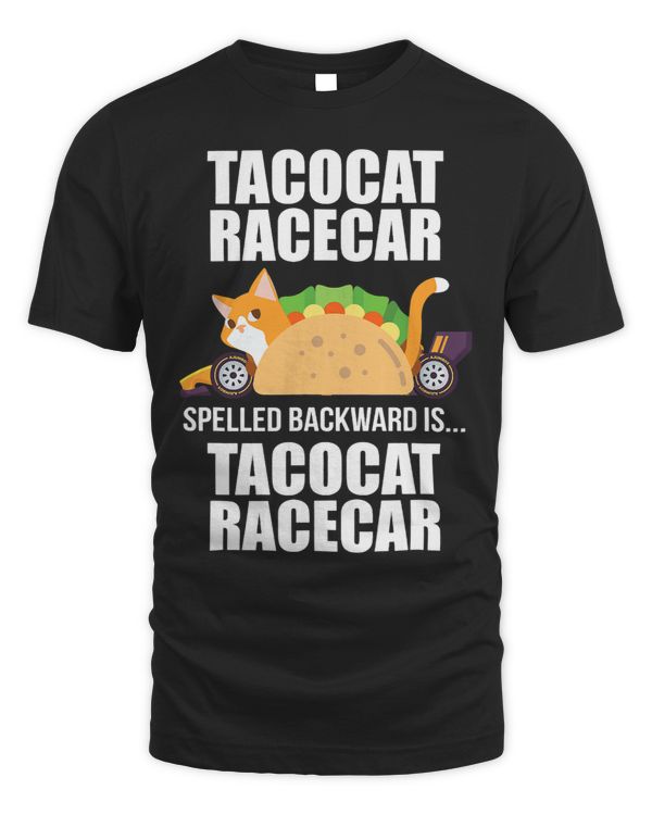 Tacocat Racecar Spelled Backward Is Tacocat Racecar Costume