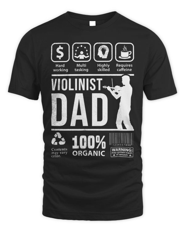 Violin Funny Multi Tasking DAD graphic theme