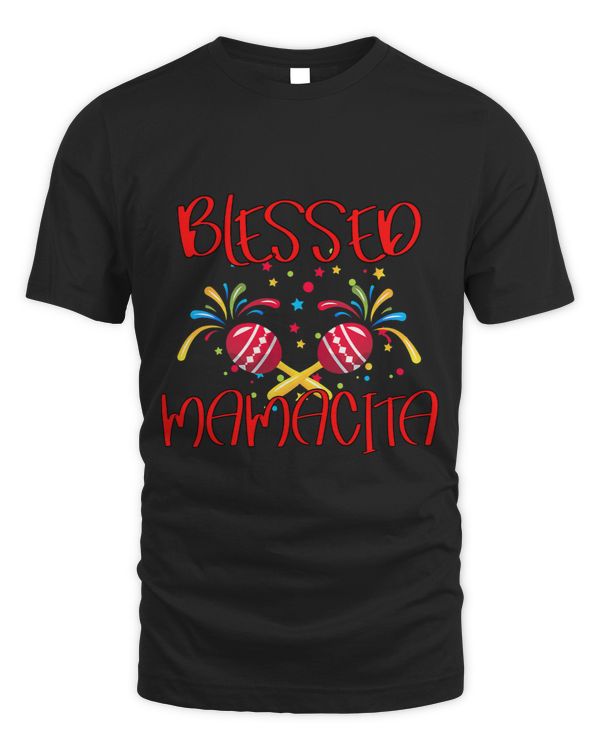Thankful Blessed Mamacita Shirt for Women