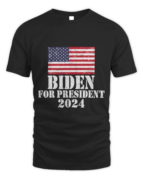 Biden for President Biden 2024 Retro Vintage US Flag Biden