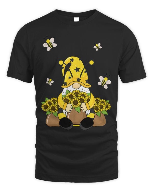 Cute Gnome Bee Summer Gnome Sunflower basket Gnome Gift