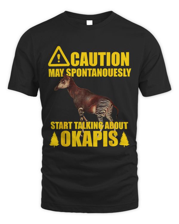 Caution may spontanouesly start talking about Okapis