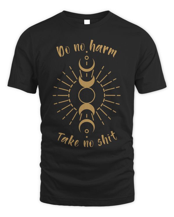 Do No Harm Sun Moon Phase Aesthetic Wicca Witchy Boho