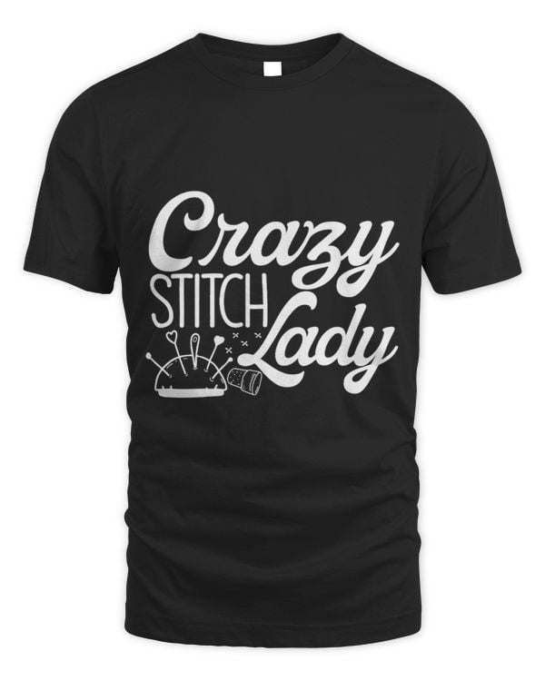 Womens Cross Stitch Crazy Stitch Lady