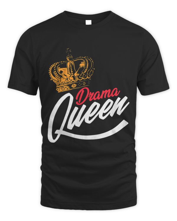 Womens Drama Queens Movie Theatre Acting Broadway Fan Vintage